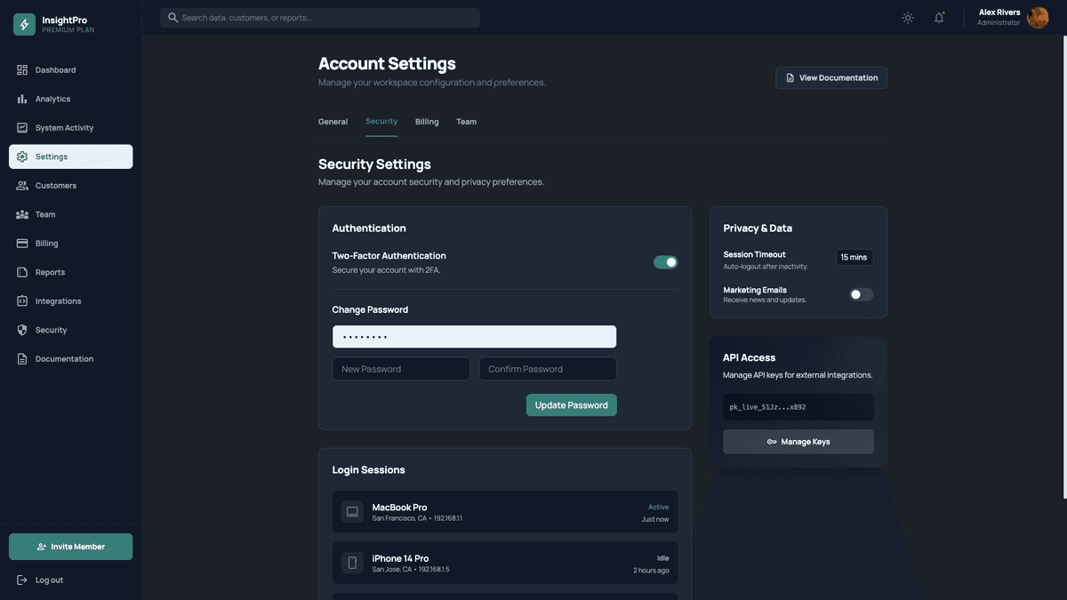 Analytics Insights Dashboard