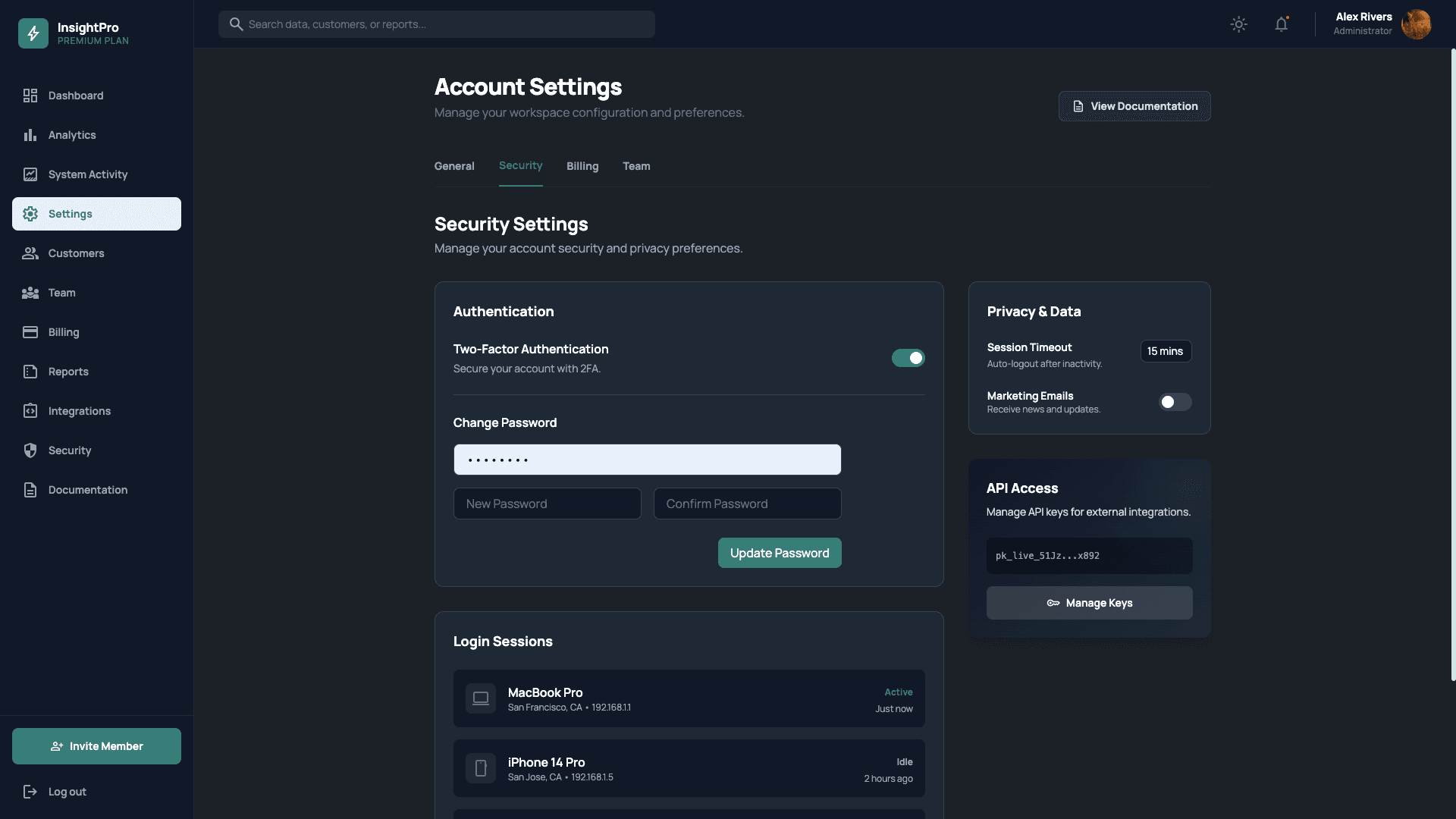 Analytics Insights Dashboard