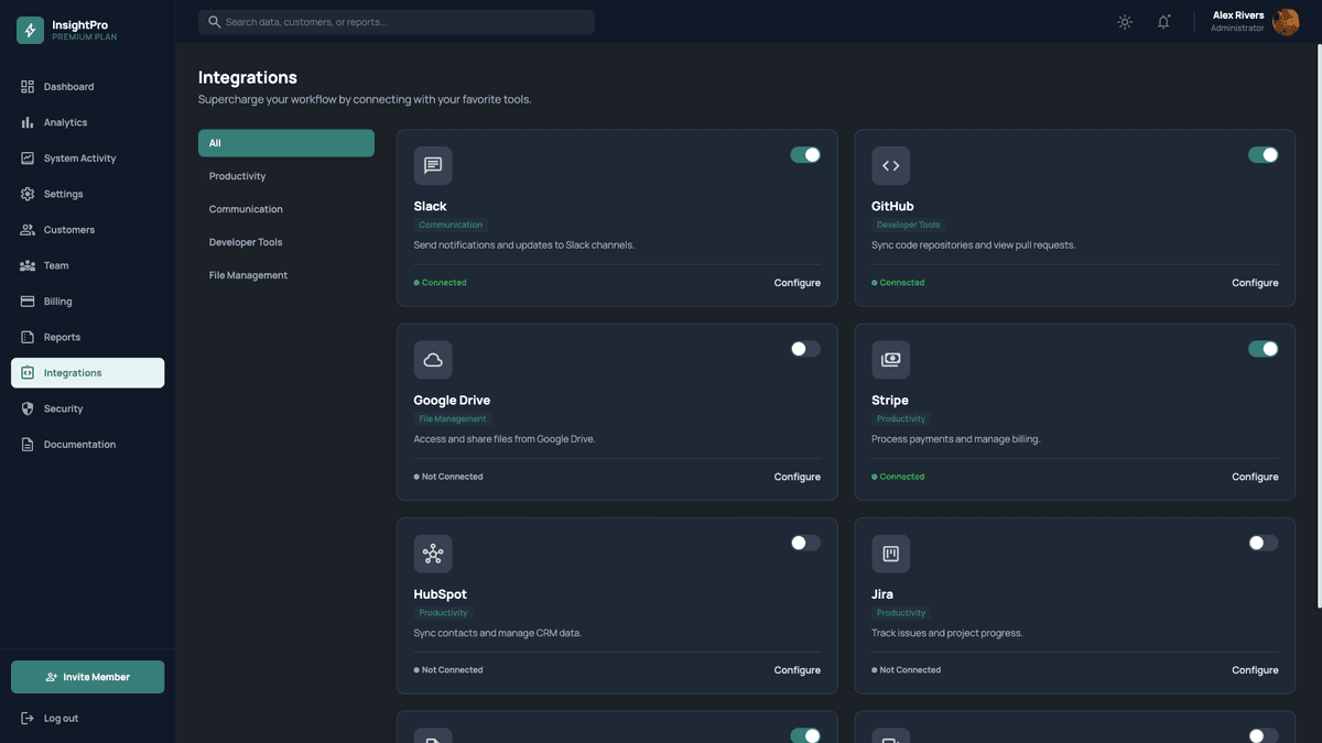Analytics Insights Dashboard