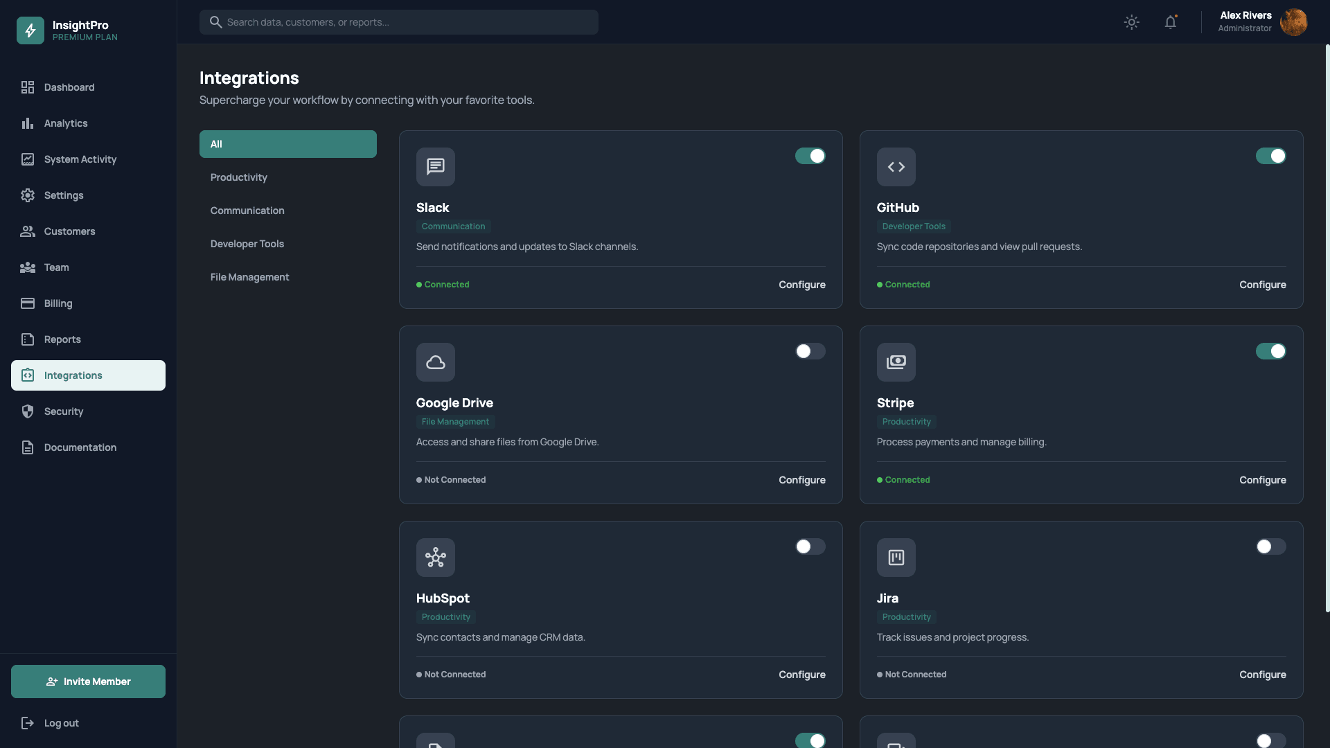 Analytics Insights Dashboard