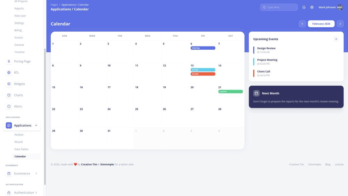 Argon Dashboard Chakra PRO