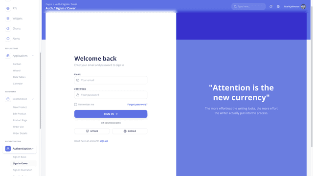 Argon Dashboard Chakra PRO