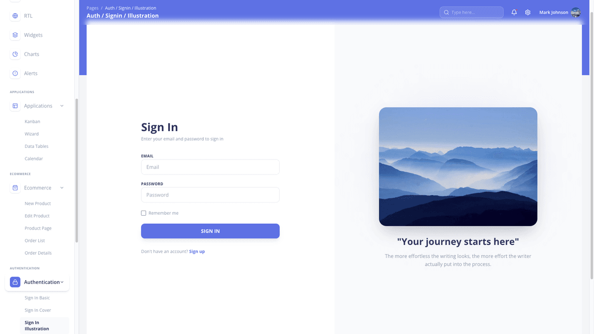 Argon Dashboard Chakra PRO
