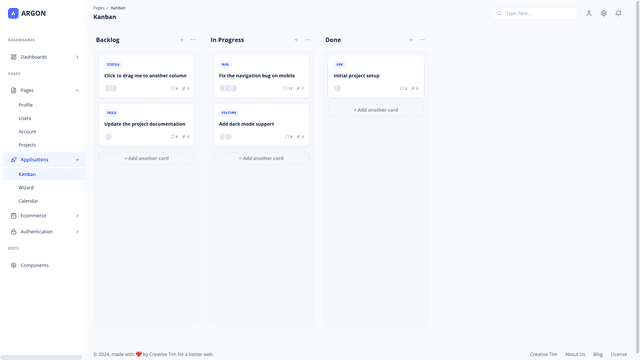 Argon Dashboard PRO Material-UI-V4