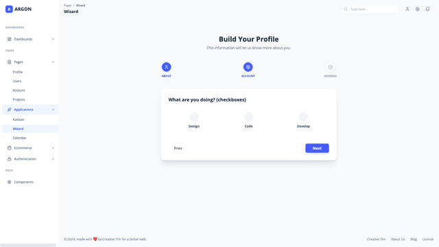 Argon Dashboard PRO Material-UI-V4