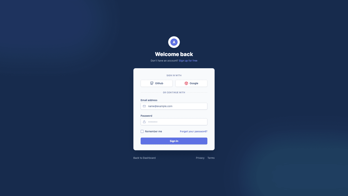 Argon Dashboard React
