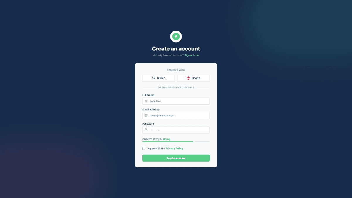Argon Dashboard React
