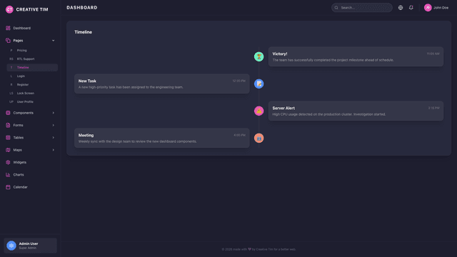 Black Dashboard PRO React
