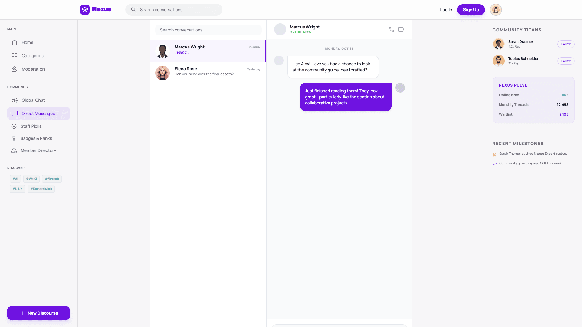 Community Forum Platform