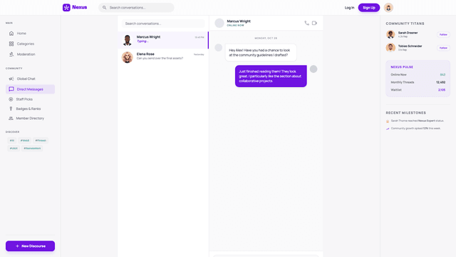Community Forum Platform