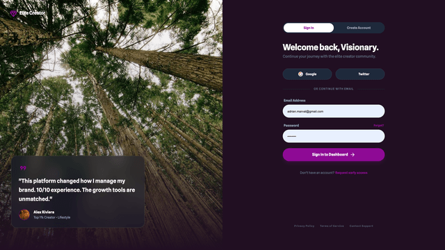 Creator Influencer Platform