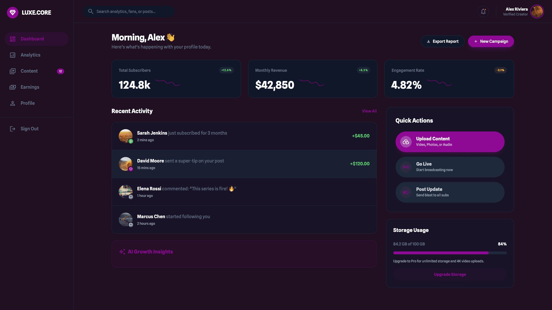 Creator Influencer Platform