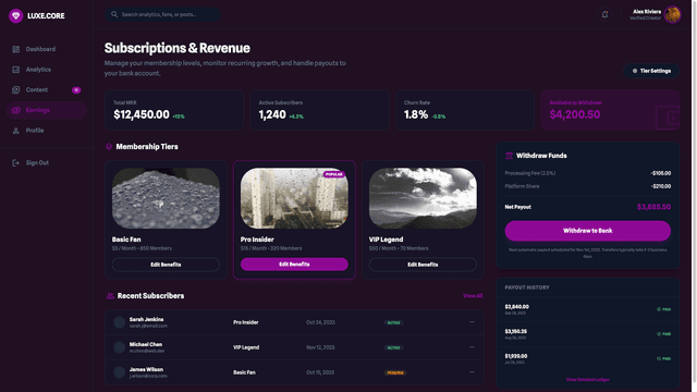 Creator Influencer Platform