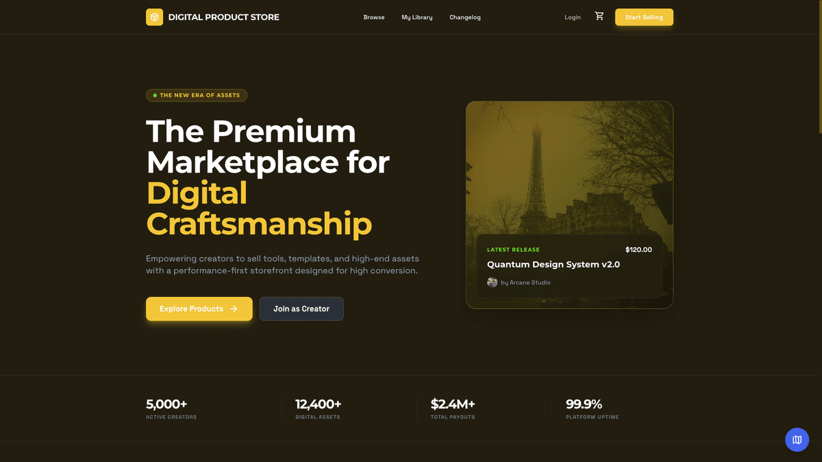 Digital Products Store