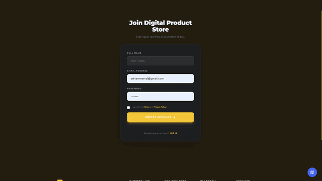 Digital Products Store