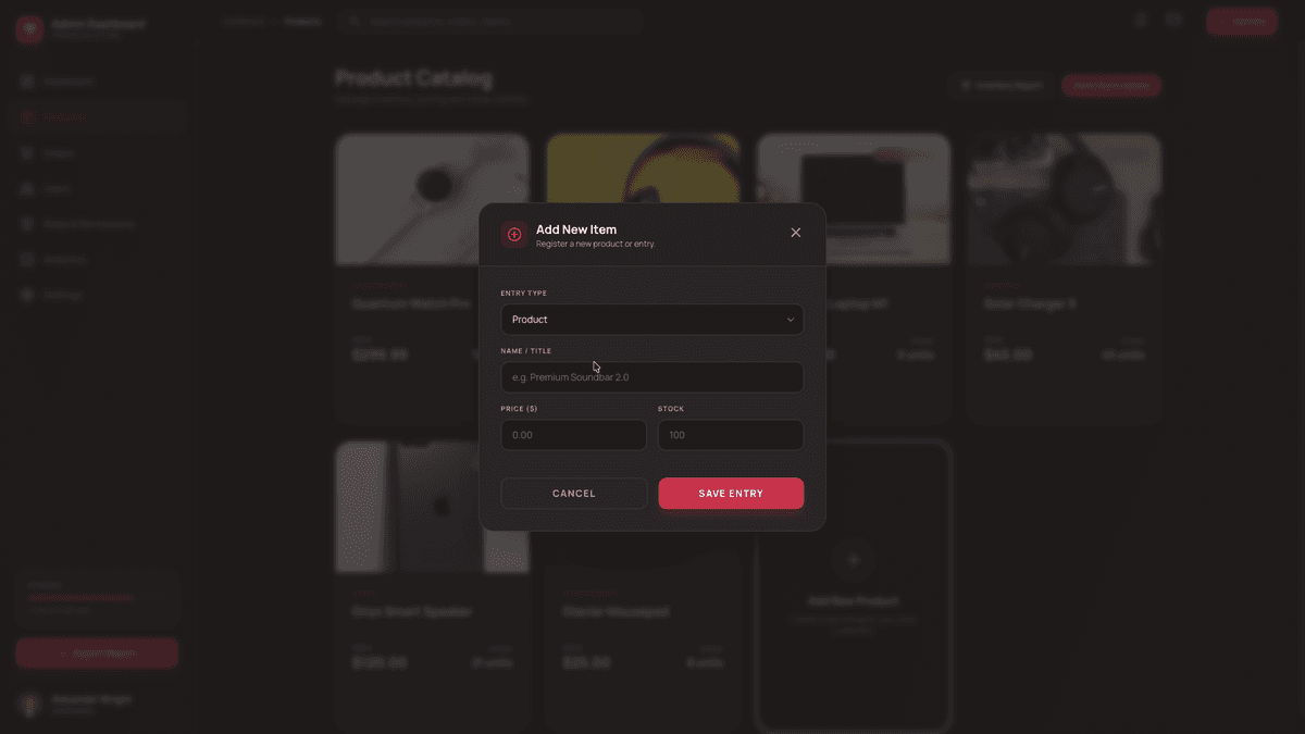 Everest Admin Dashboard