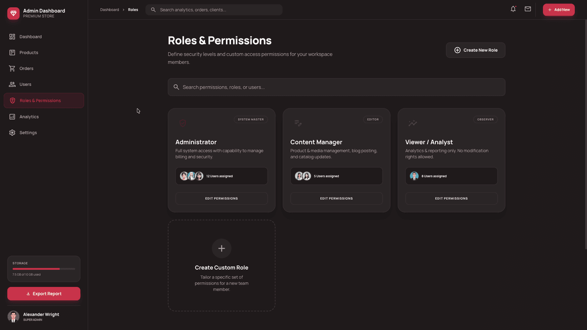 Everest Admin Dashboard