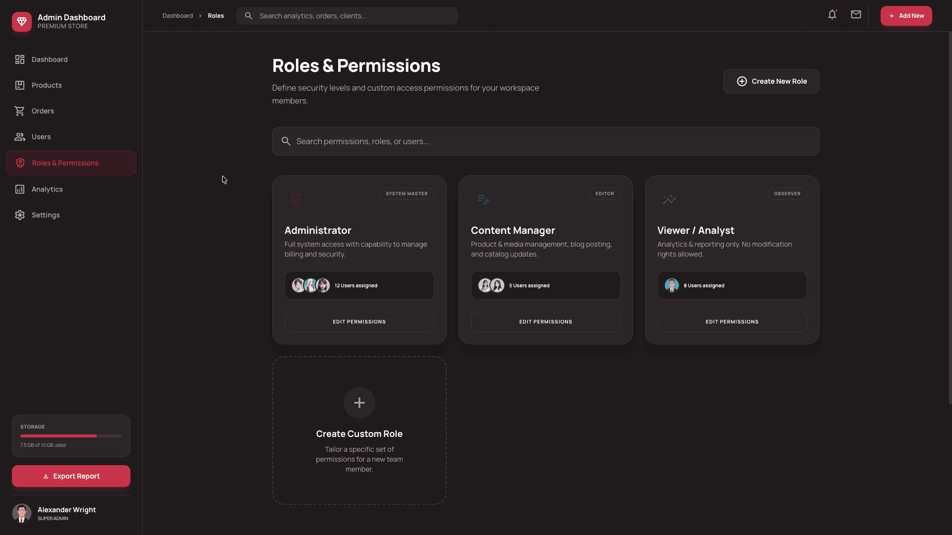 Everest Admin Dashboard