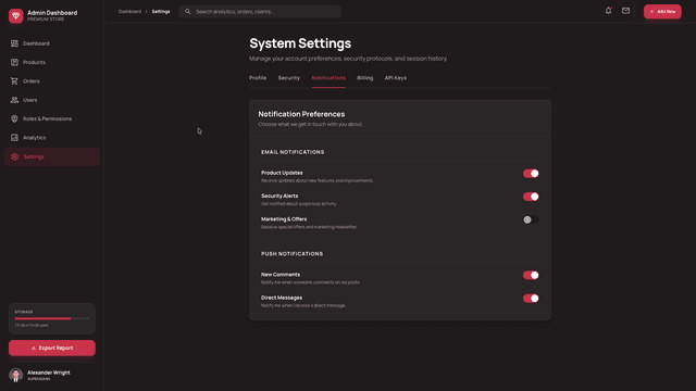 Everest Admin Dashboard