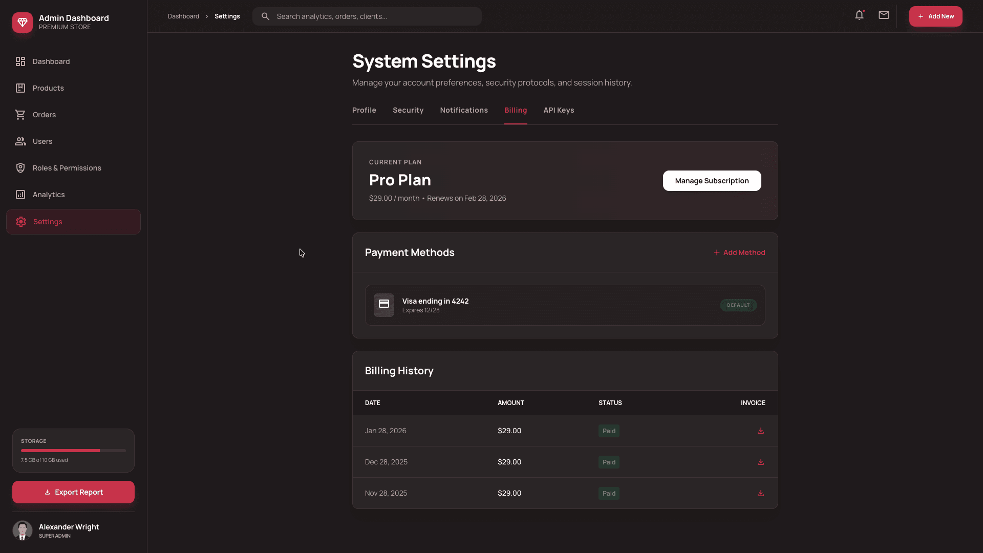 Everest Admin Dashboard