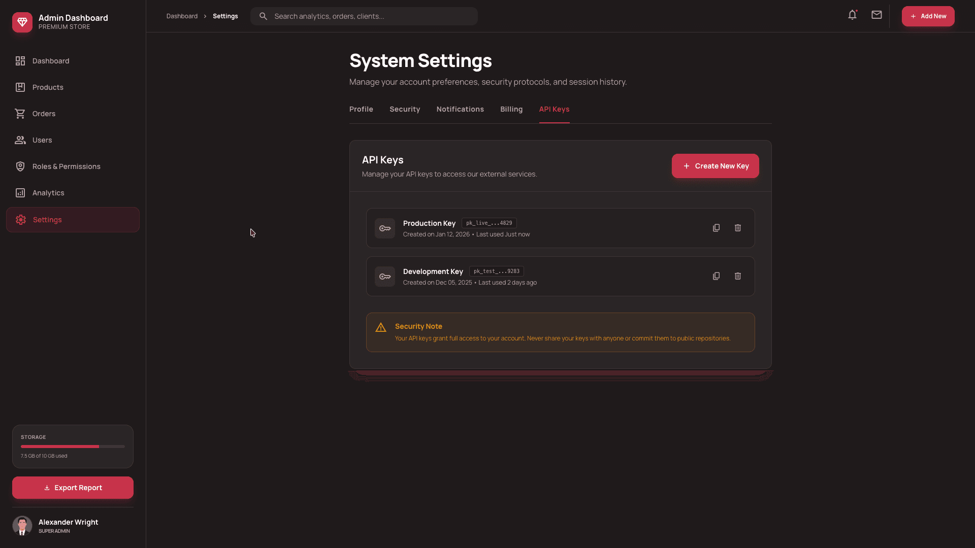 Everest Admin Dashboard