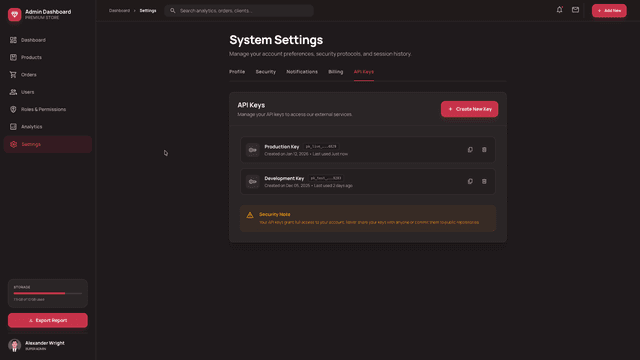 Everest Admin Dashboard