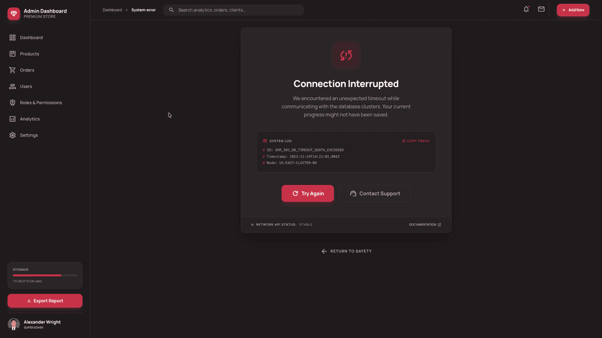 Everest Admin Dashboard