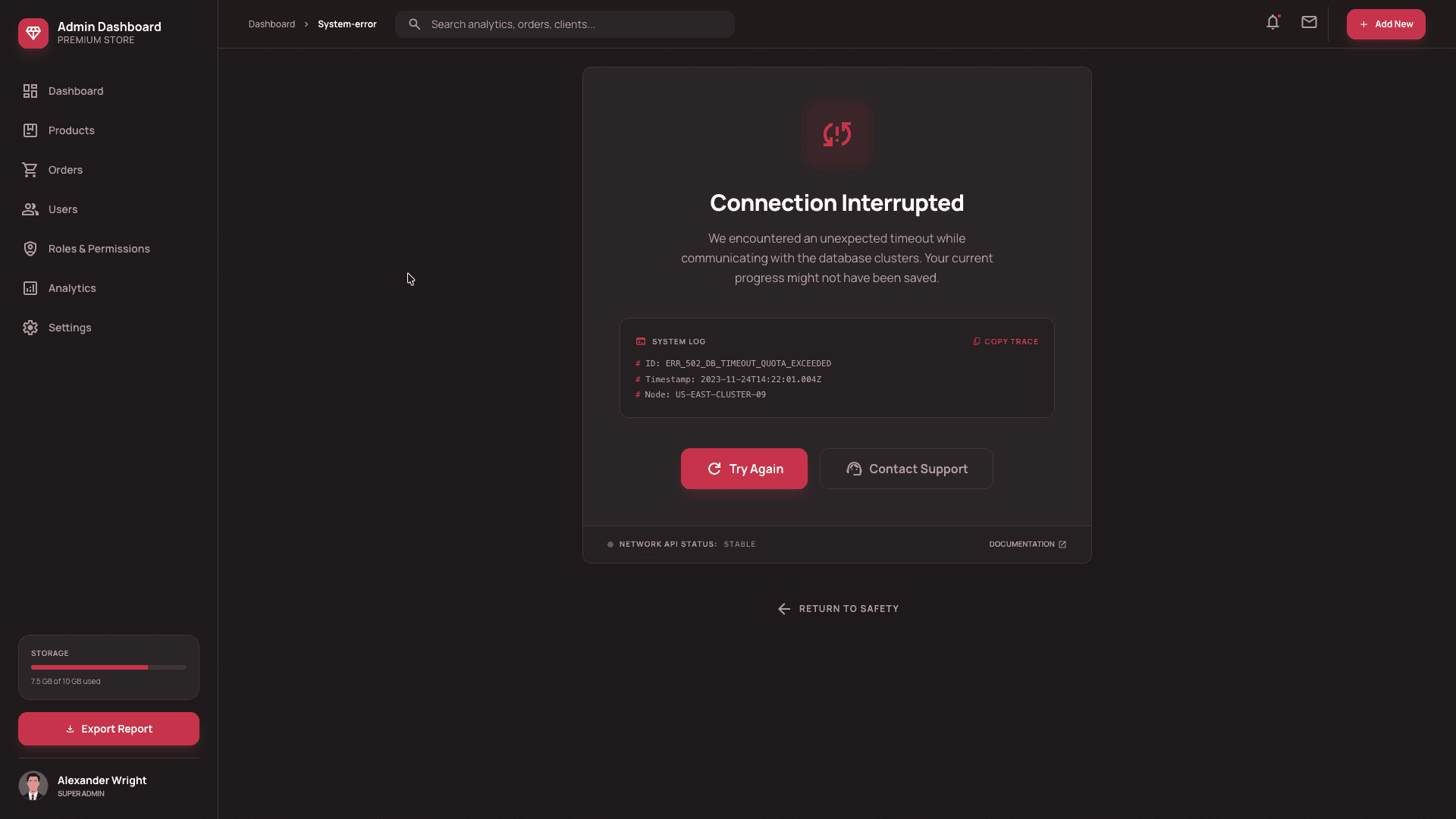 Everest Admin Dashboard