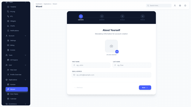 Material Dashboard 3 PRO React