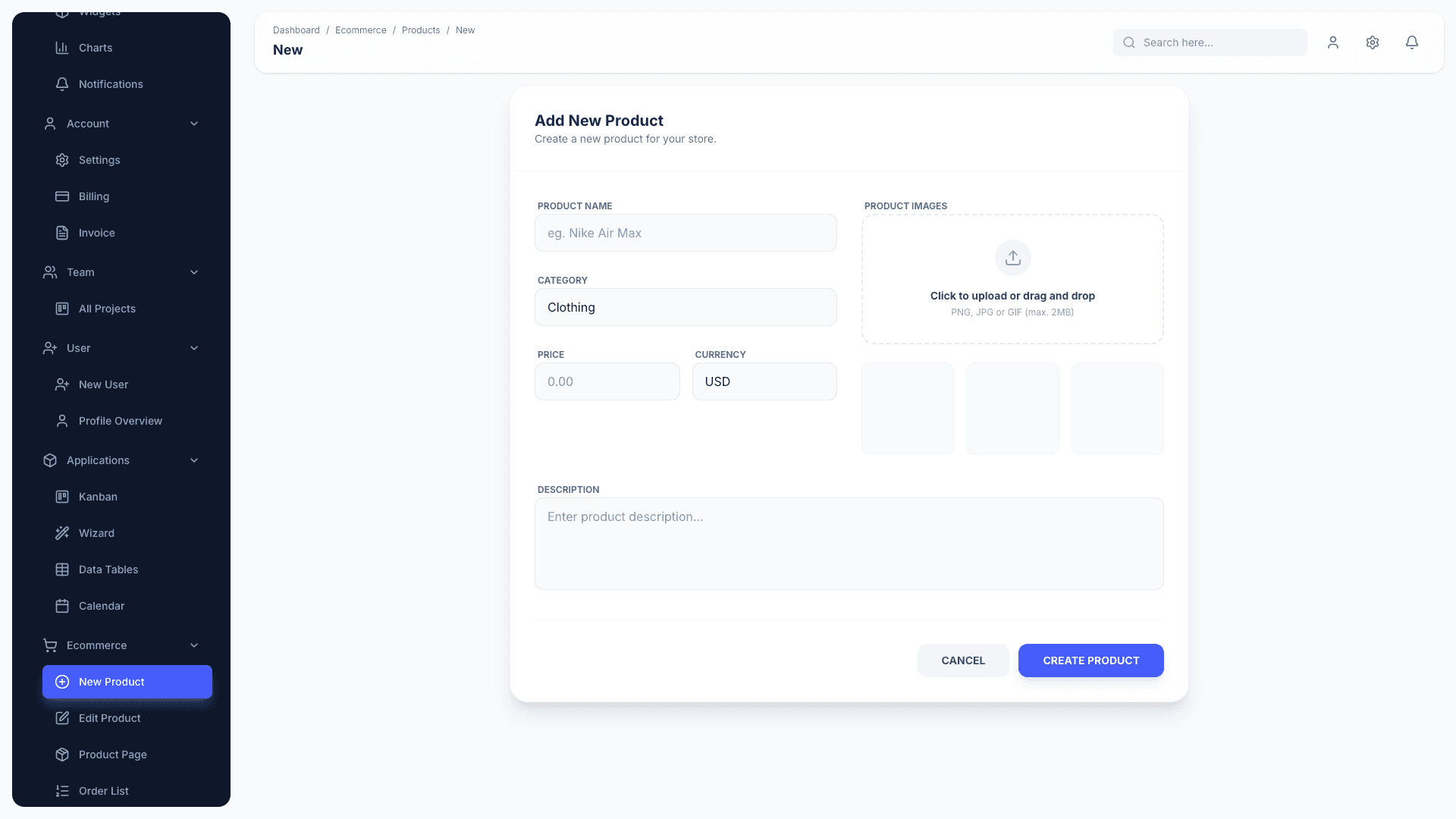 Material Dashboard 3 PRO React
