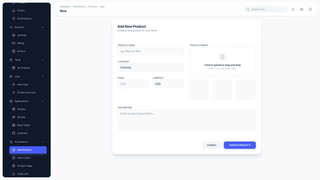 Material Dashboard 3 PRO React
