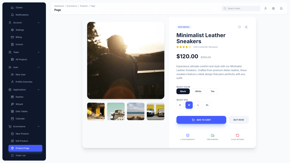 Material Dashboard 3 PRO React