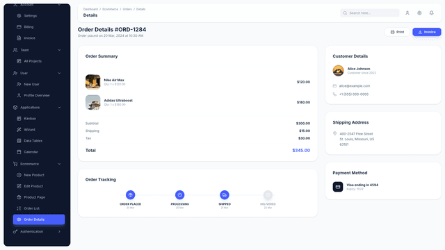 Material Dashboard 3 PRO React