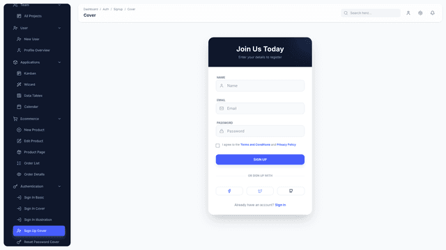 Material Dashboard 3 PRO React