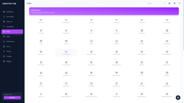Material Dashboard Material-UI v4