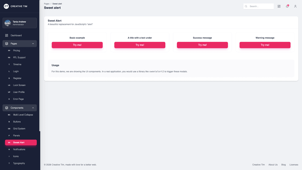 NextJS Material Dashboard PRO Material-UI v4