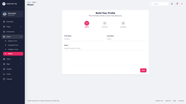 NextJS Material Dashboard PRO Material-UI v4