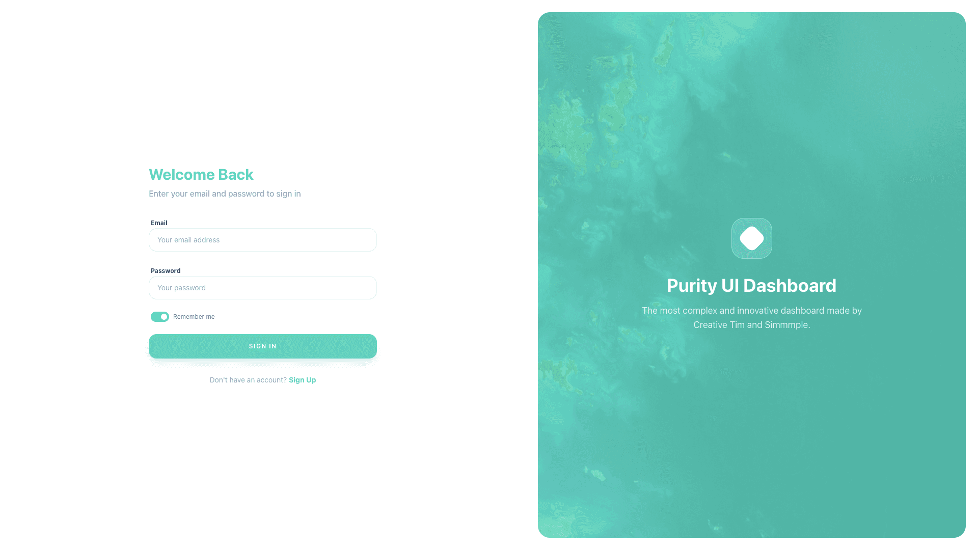 Purity UI Dashboard PRO