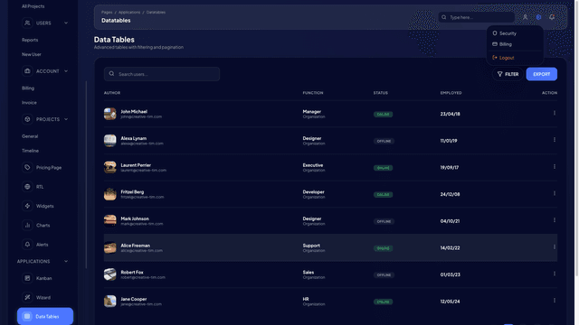 Vision UI Dashboard PRO Chakra