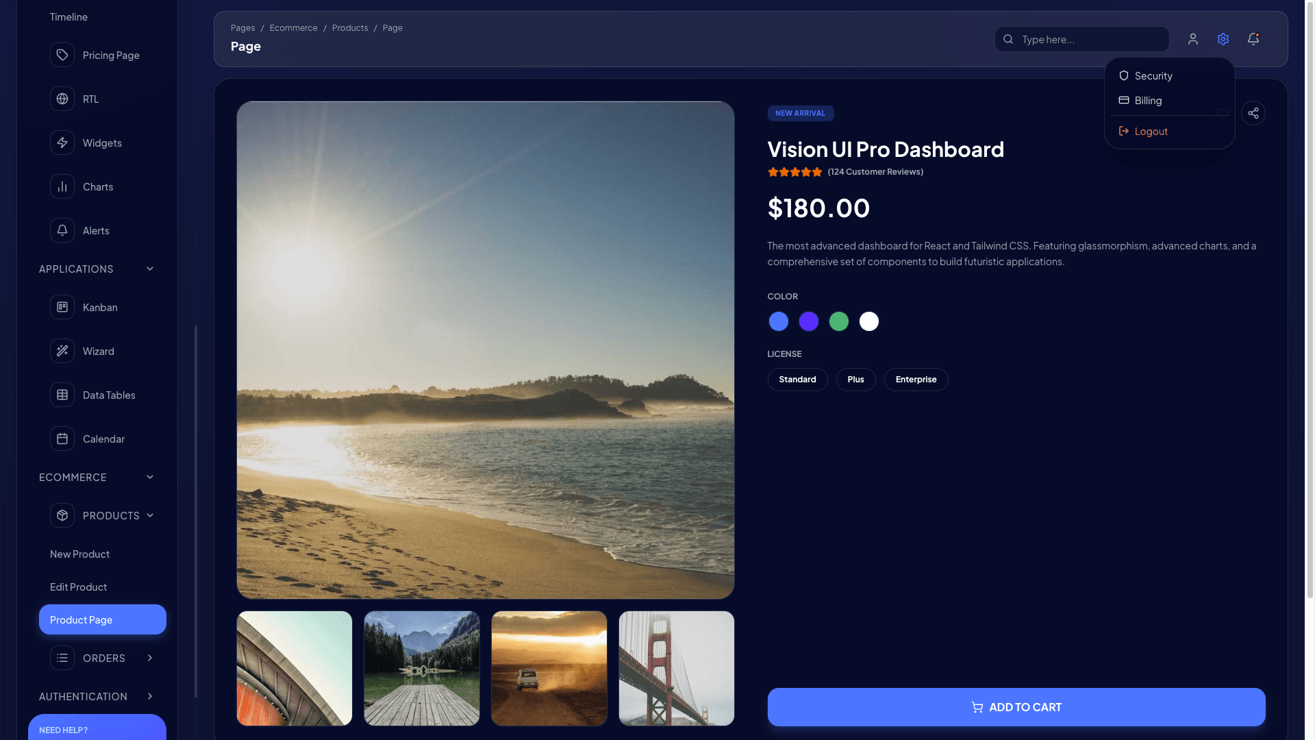 Vision UI Dashboard PRO Chakra