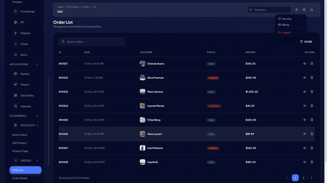 Vision UI Dashboard PRO Chakra